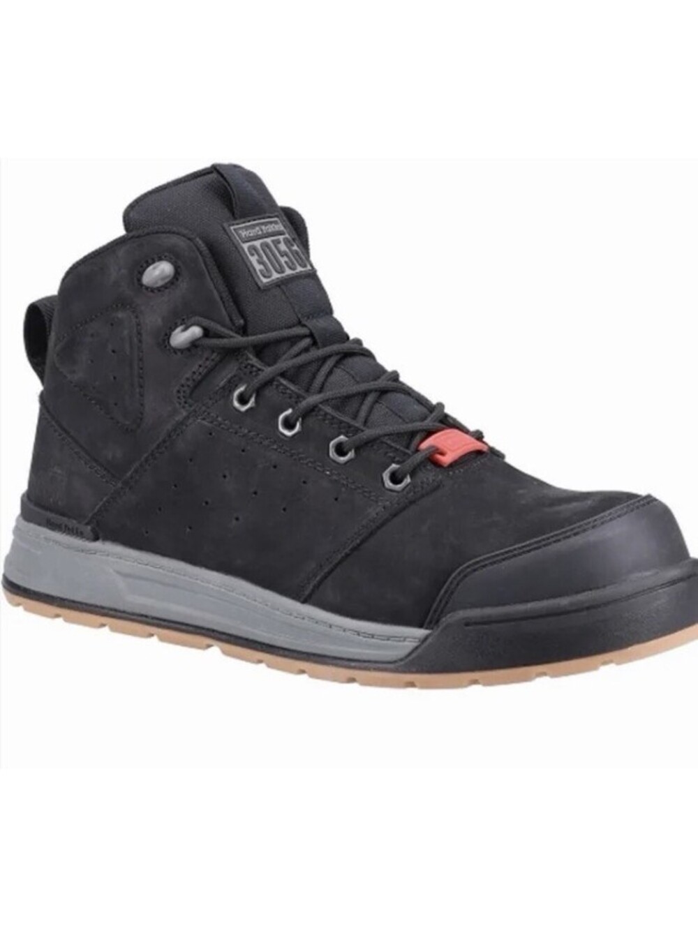 NIB Hard Yakka 3056 Mens Size 8 Black Gray Outdoor Composite Toe Safety